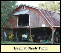 The Hay overloaded the barn at Shady Pond