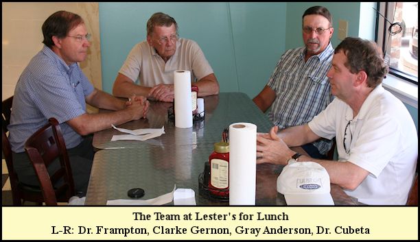 DR Leyland Project Team at Lester's having Lunch.